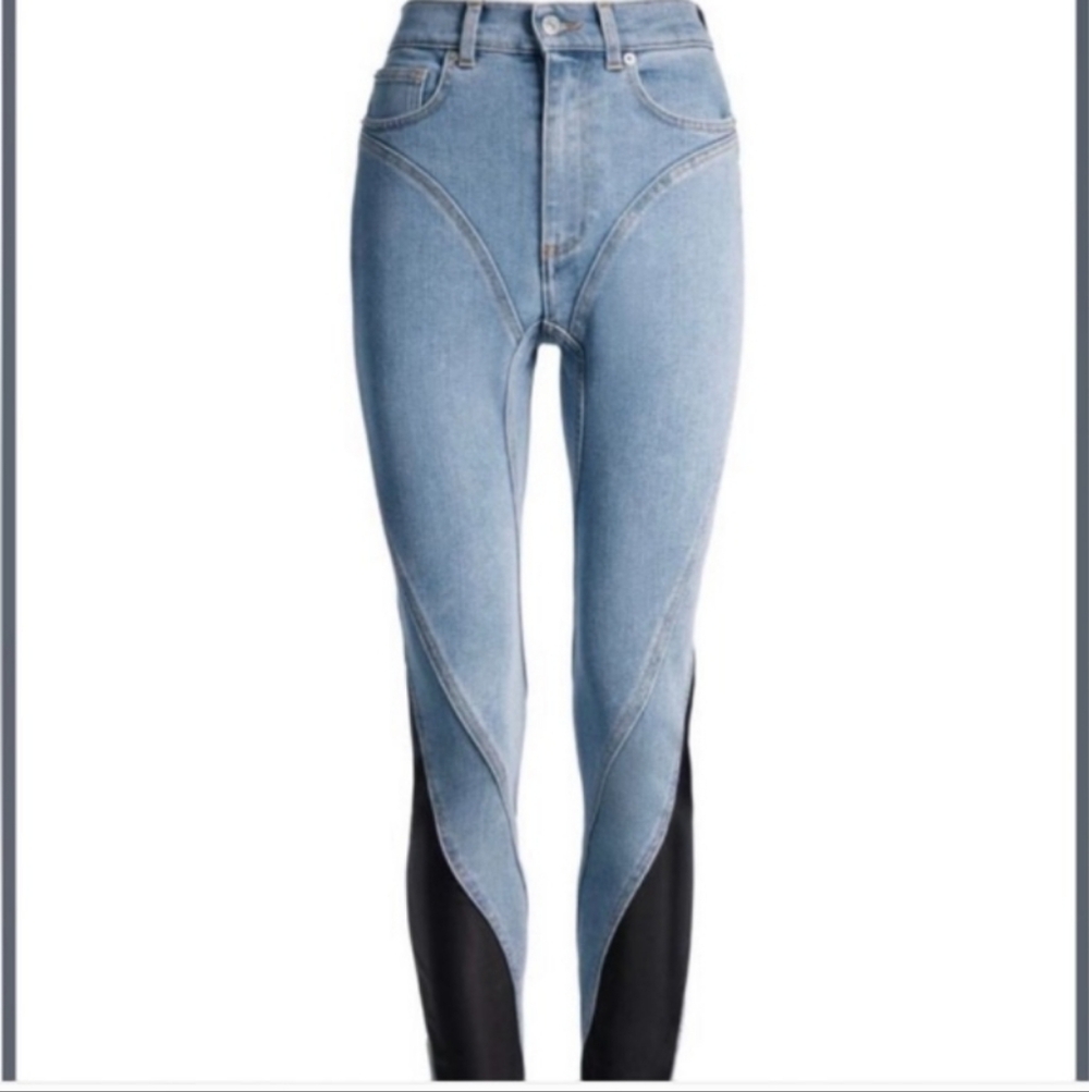 Dream Architect Two-Tone Skinny Jeans